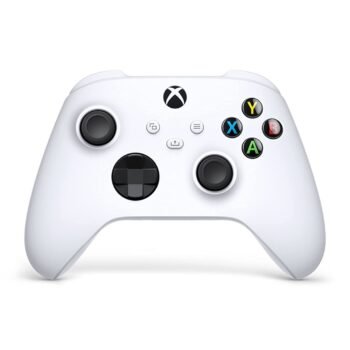 Xbox Core Wireless Gaming Controller – Robot White– Xbox Series X|S, Xbox One, Windows PC, Android, and iOS