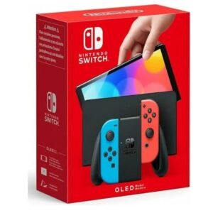 Nintendo Switch – OLED Model w/ Neon Red & Neon Blue Joy-Con